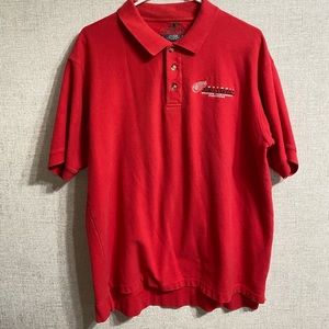 Mens Detroit Red Wings Large Polo
